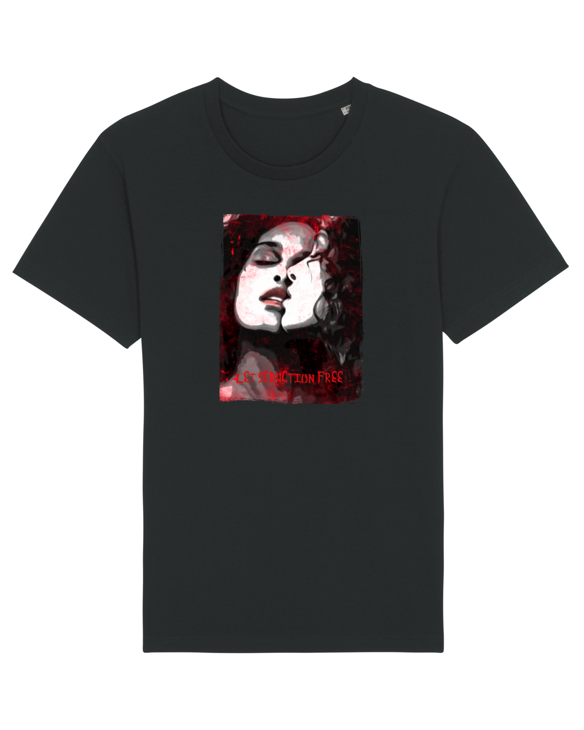 Tricou mânecă scurtă Unisex Rocker Black