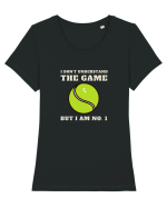 Nu Ințeleg Jocul, Dar Eu Sunt No.1, Tenis Tricou mânecă scurtă guler larg fitted Damă Expresser