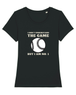 Nu Ințeleg Jocul, Dar Eu Sunt No.1, Baseball Tricou mânecă scurtă guler larg fitted Damă Expresser