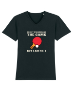 Nu Ințeleg Jocul, Dar Eu Sunt No.1, Tenis De Masa Tricou mânecă scurtă guler V Bărbat Presenter