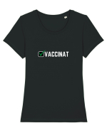 Vaccinat Tricou mânecă scurtă guler larg fitted Damă Expresser