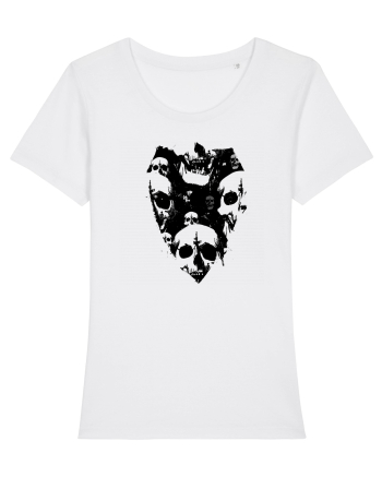 Skull Shield White
