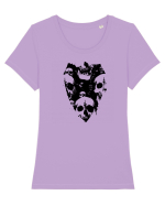 Skull Shield Tricou mânecă scurtă guler larg fitted Damă Expresser
