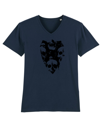 Skull Shield French Navy