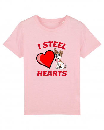 „Eu Fur Inimi” Îndrăgostiți Cotton Pink