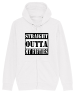 Straight Outta My Fifties Hanorac cu fermoar Unisex Connector