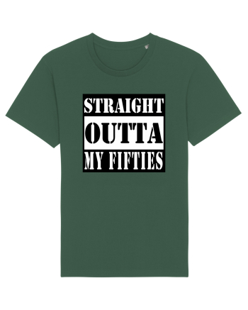 Straight Outta My Fifties Bottle Green