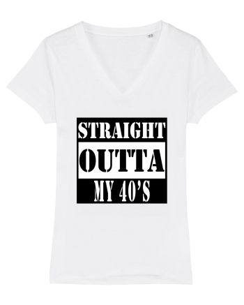 Straight Outta My 40s White