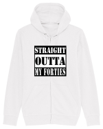 Straight Outta My Forties Hanorac cu fermoar Unisex Connector