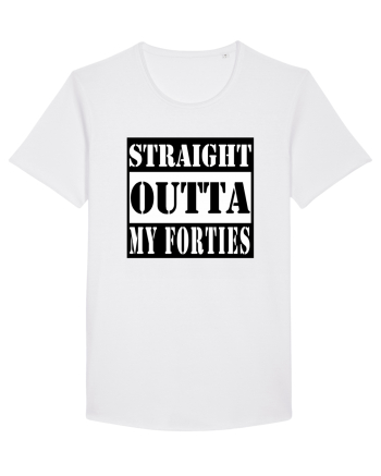 Straight Outta My Forties White