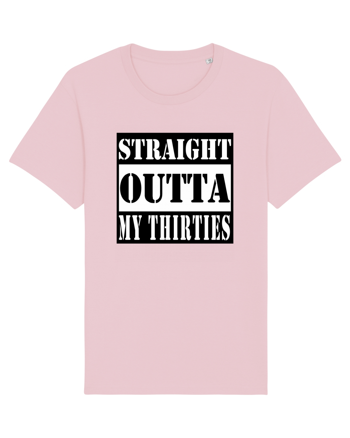 Tricou mânecă scurtă Unisex Rocker Cotton Pink