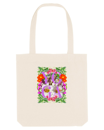 Yoga Este Sportul Meu Favorit Design Cu Flori Natural