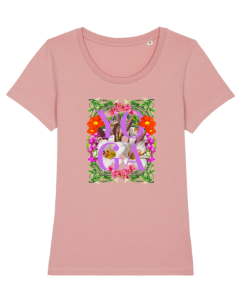 Yoga Este Sportul Meu Favorit Design Cu Flori Canyon Pink