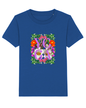 Yoga Este Sportul Meu Favorit Design Cu Flori Majorelle Blue