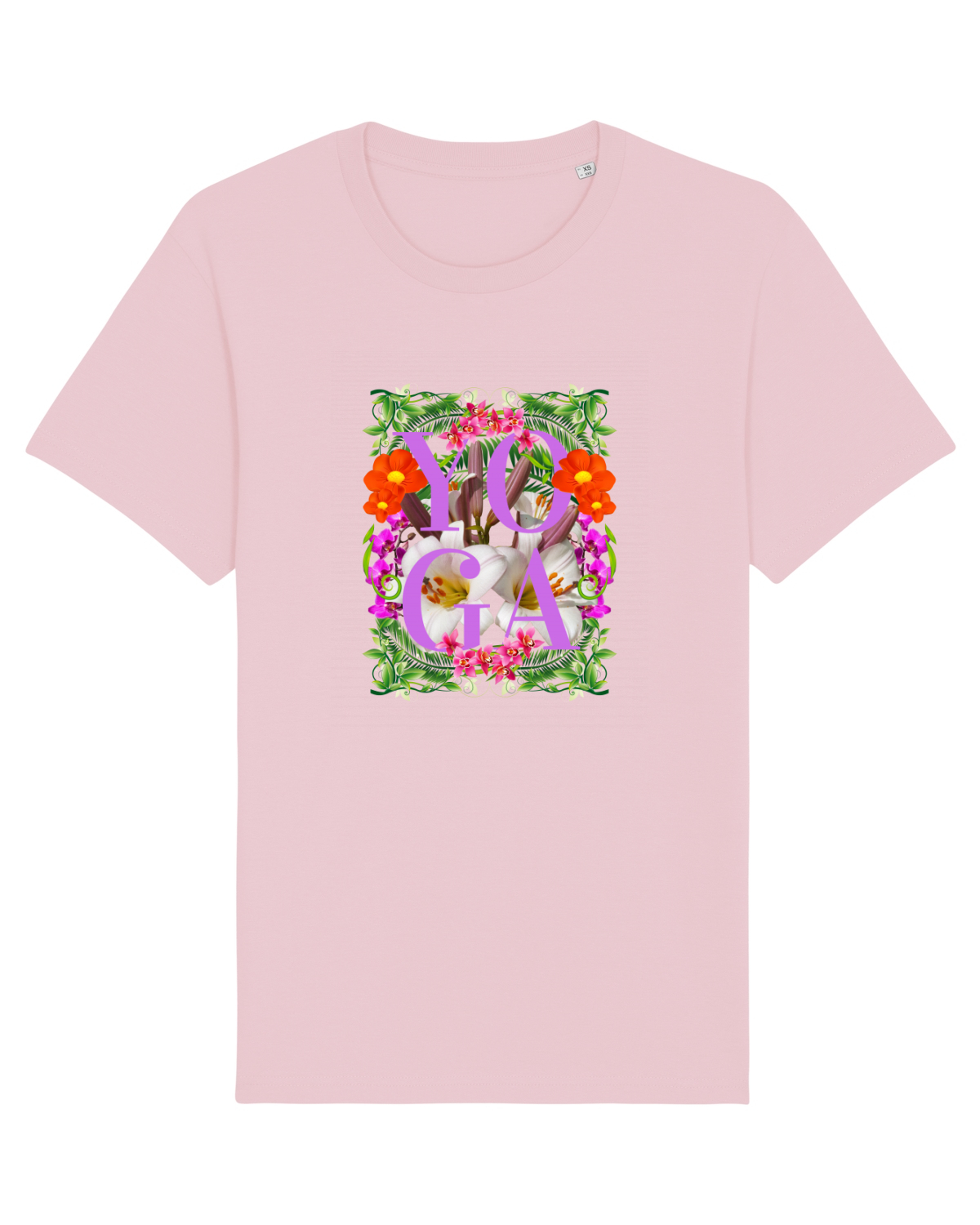 Tricou mânecă scurtă Unisex Rocker Cotton Pink