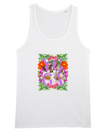 Yoga Este Sportul Meu Favorit Design Cu Flori White