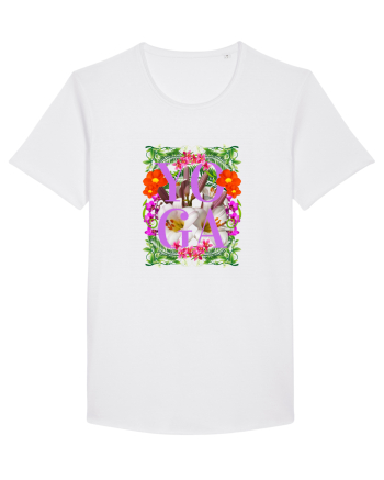 Yoga Este Sportul Meu Favorit Design Cu Flori White
