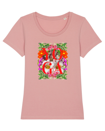 Yoga Este Sportul Meu Favorit Design Cu Flori Canyon Pink