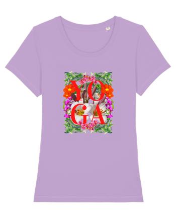 Yoga Este Sportul Meu Favorit Design Cu Flori Lavender Dawn