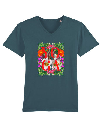 Yoga Este Sportul Meu Favorit Design Cu Flori Stargazer