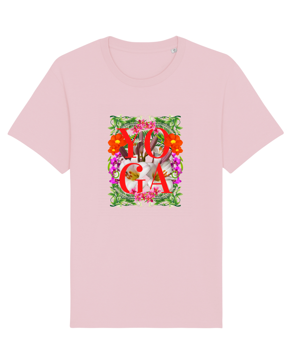 Tricou mânecă scurtă Unisex Rocker Cotton Pink