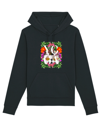 Yoga Este Sportul Meu Favorit Design Cu Flori Black