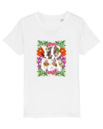 Yoga Este Sportul Meu Favorit Design Cu Flori White