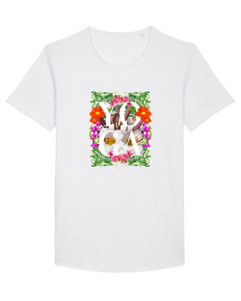 Yoga Este Sportul Meu Favorit Design Cu Flori White