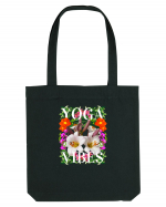 Yoga Vibratii Design Cu Flori Sacoșă textilă