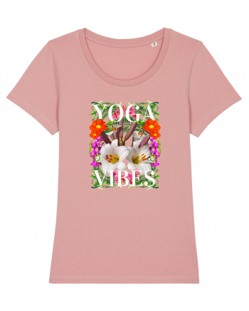 Yoga Vibratii Design Cu Flori Canyon Pink