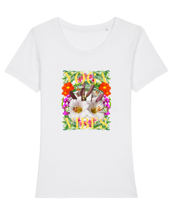 Yoga Vibratii Design Cu Flori White