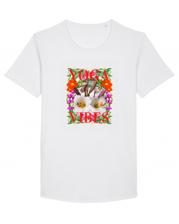 Yoga Vibratii Design Cu Flori White