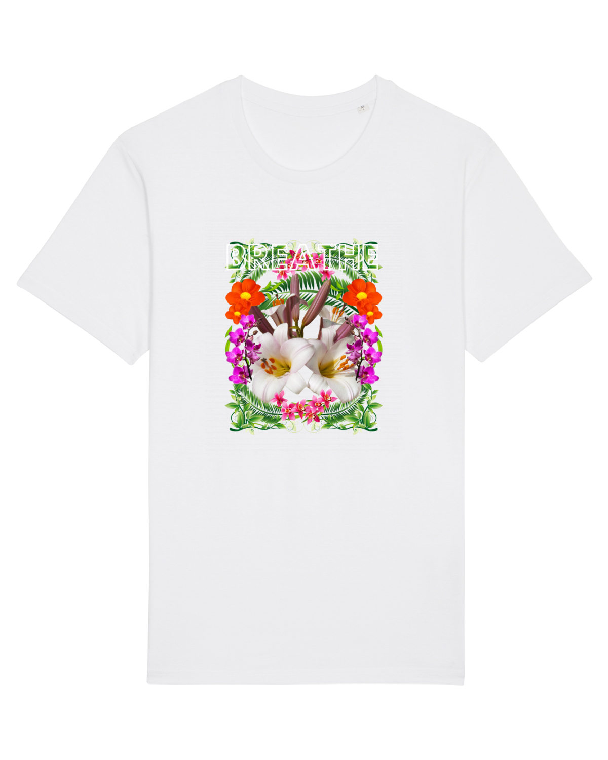 Tricou mânecă scurtă Unisex Rocker White