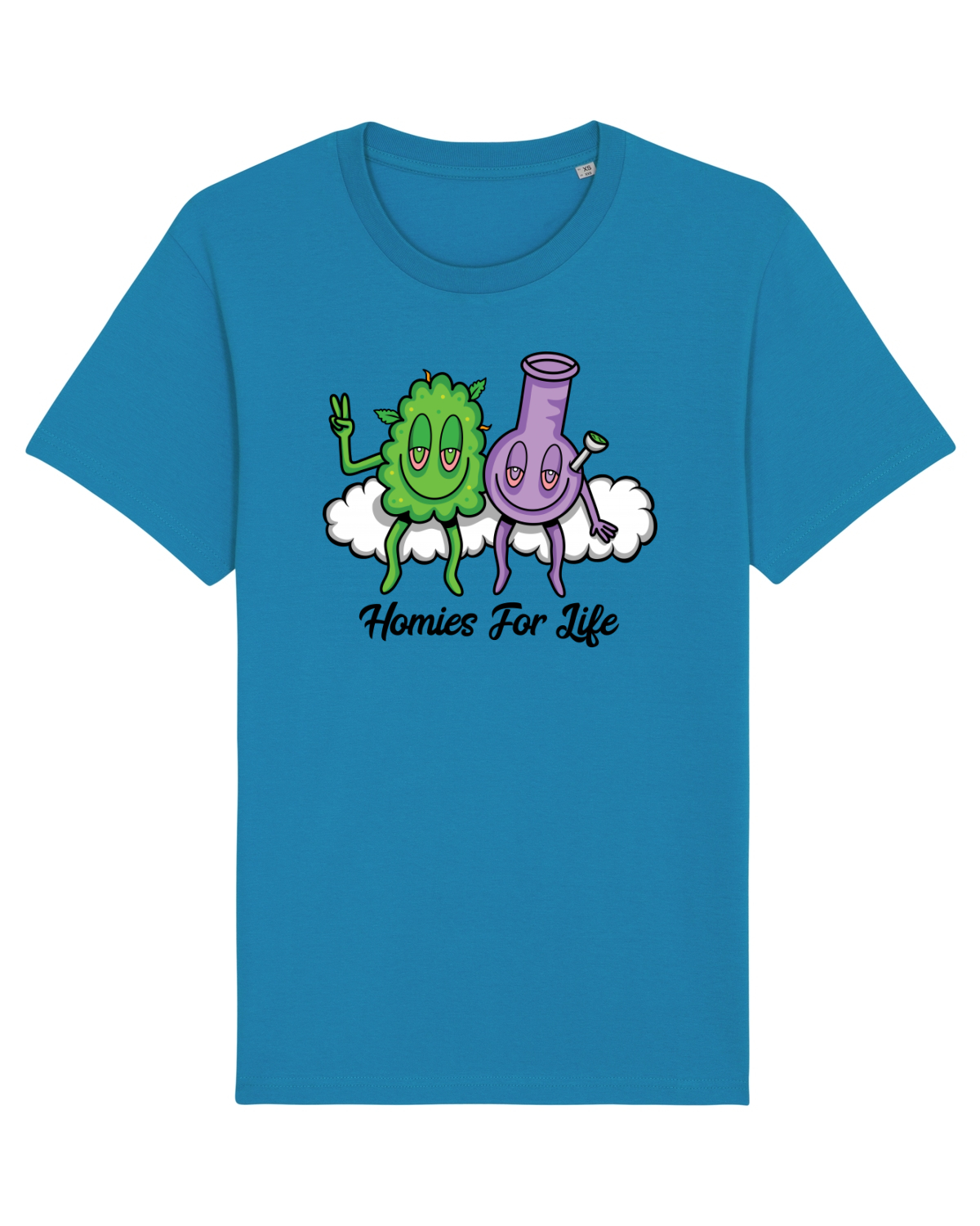 Tricou mânecă scurtă Unisex Rocker Azur