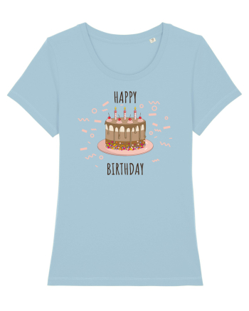 Birthday Cake Sky Blue