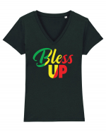 Bless Up Tricou mânecă scurtă guler V Damă Evoker