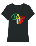 Bless Up Tricou mânecă scurtă guler larg fitted Damă Expresser