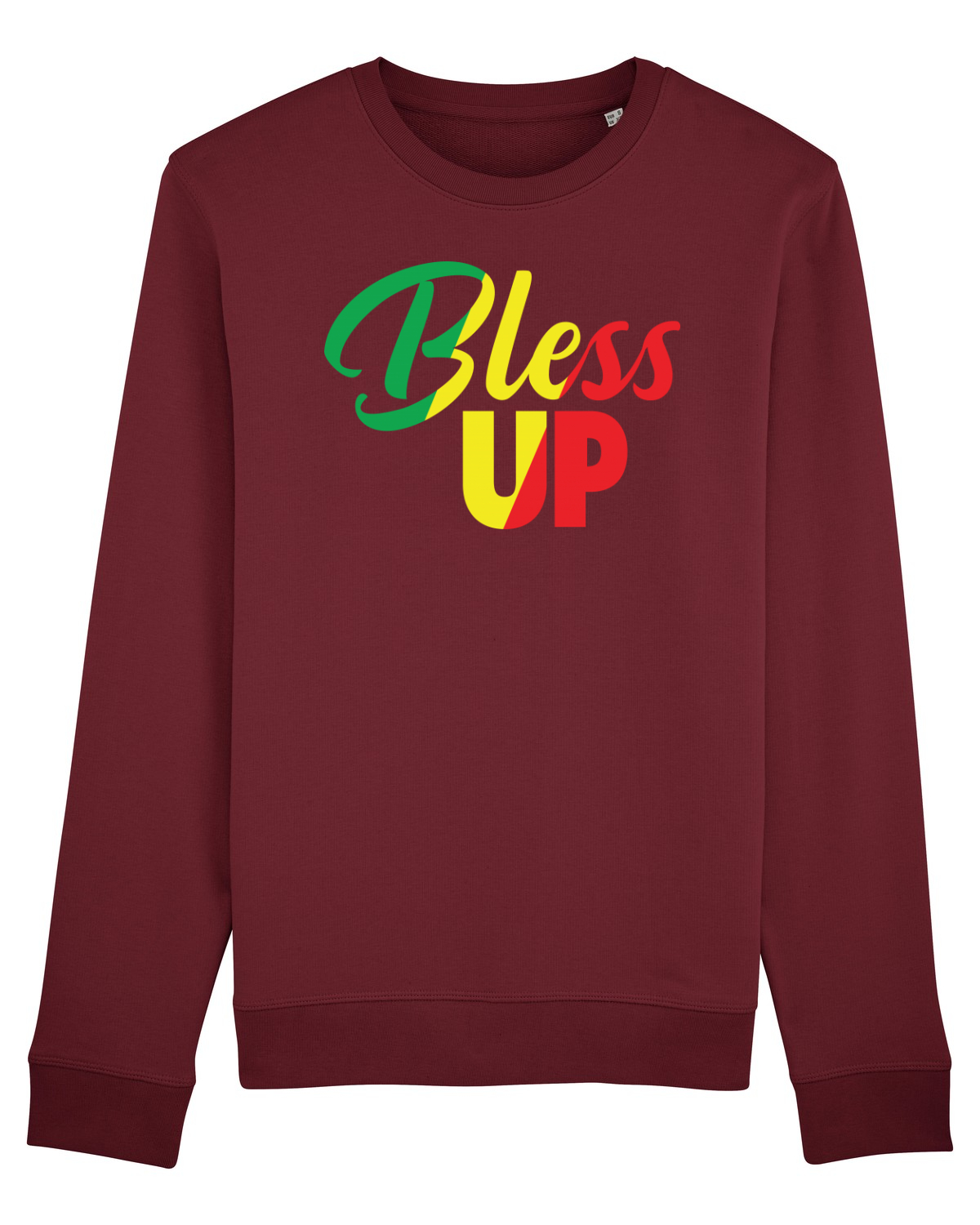 Bluză mânecă lungă Unisex Rise Burgundy