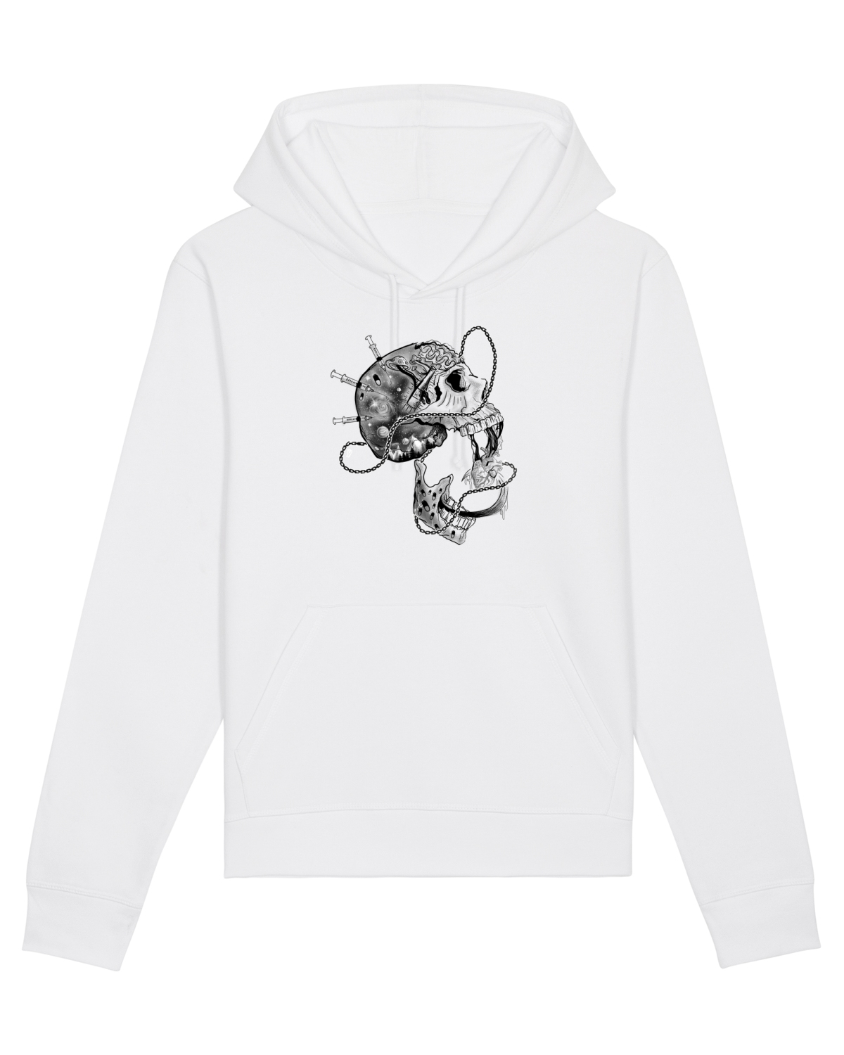 Hanorac Unisex Drummer White