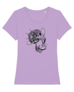 No more drugs Tricou mânecă scurtă guler larg fitted Damă Expresser