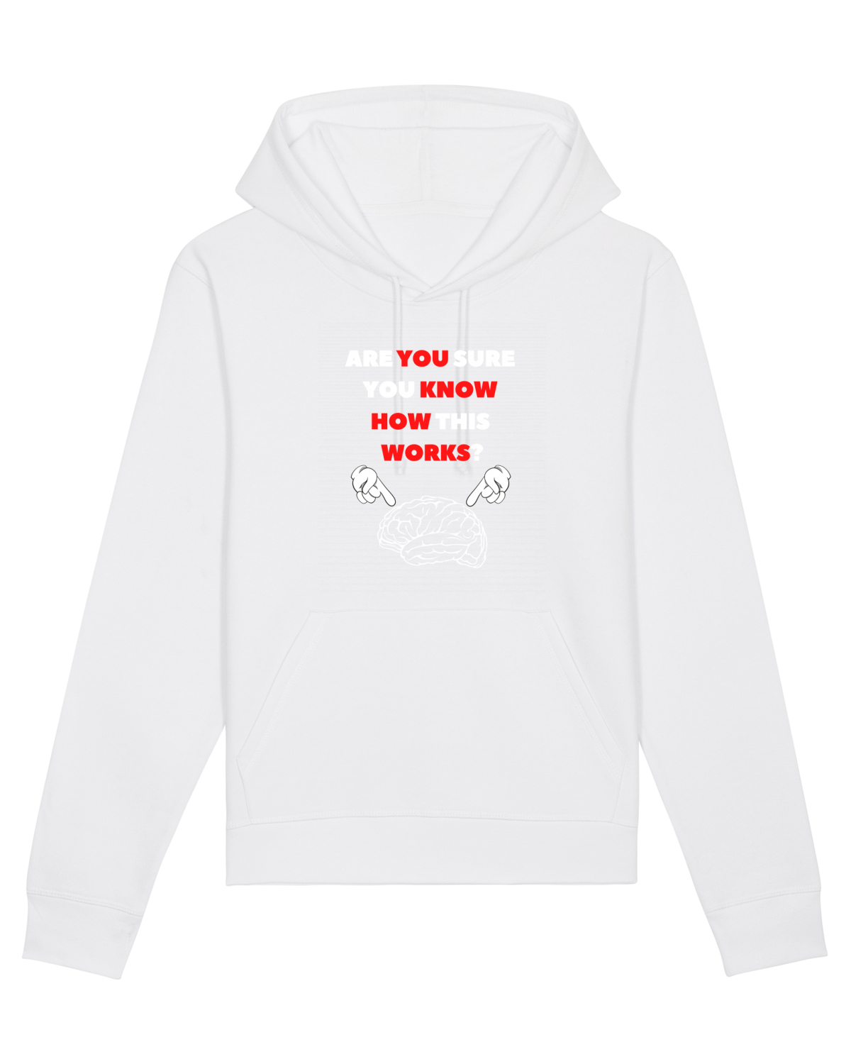 Hanorac Unisex Drummer White