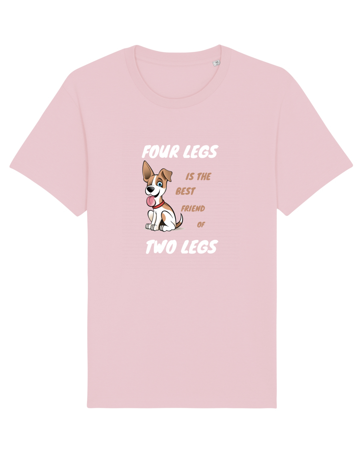 Tricou mânecă scurtă Unisex Rocker Cotton Pink