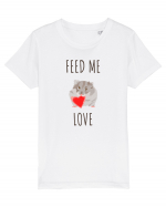 Feed Me Love Tricou mânecă scurtă  Copii Mini Creator