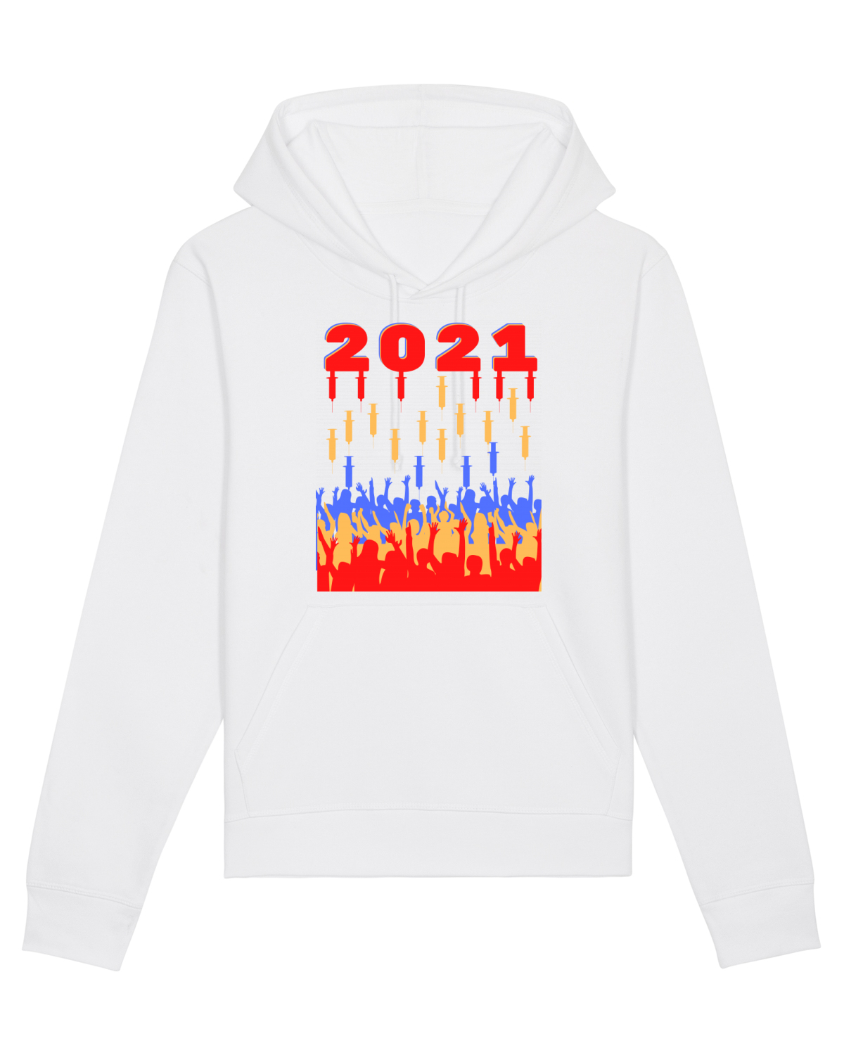 Hanorac Unisex Drummer White