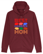 Best Hamster Mom Hanorac cu fermoar Unisex Connector