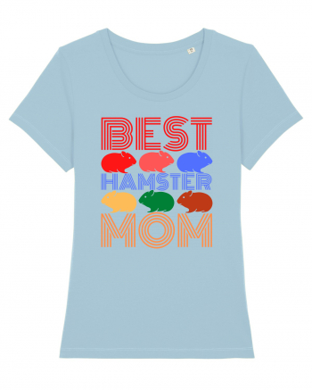 Best Hamster Mom Sky Blue