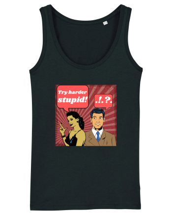Retro Romance Comic Black