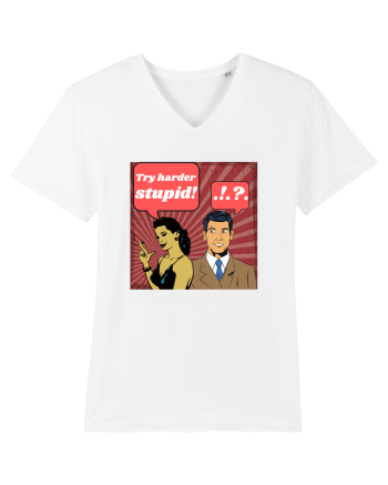 Retro Romance Comic White