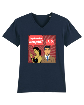 Retro Romance Comic French Navy