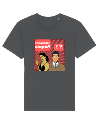Retro Romance Comic Anthracite